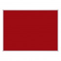Tablica tekstylna na pinezki czerwona 120x90 cm