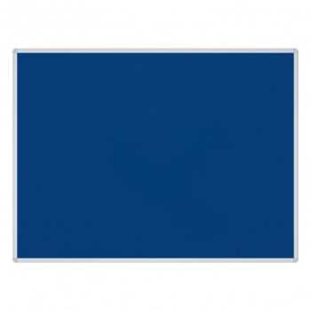Informacyjna tablica filcowa niebieska 150x100 cm